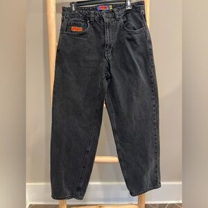 Empyre 30 Black Men's Jeans Relax fix skater faded black